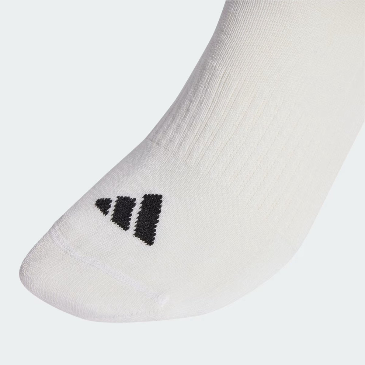 3STRIPES CUSHIONED SPORTSWEAR CREW SOCKS 3 PAIR PACK Wit