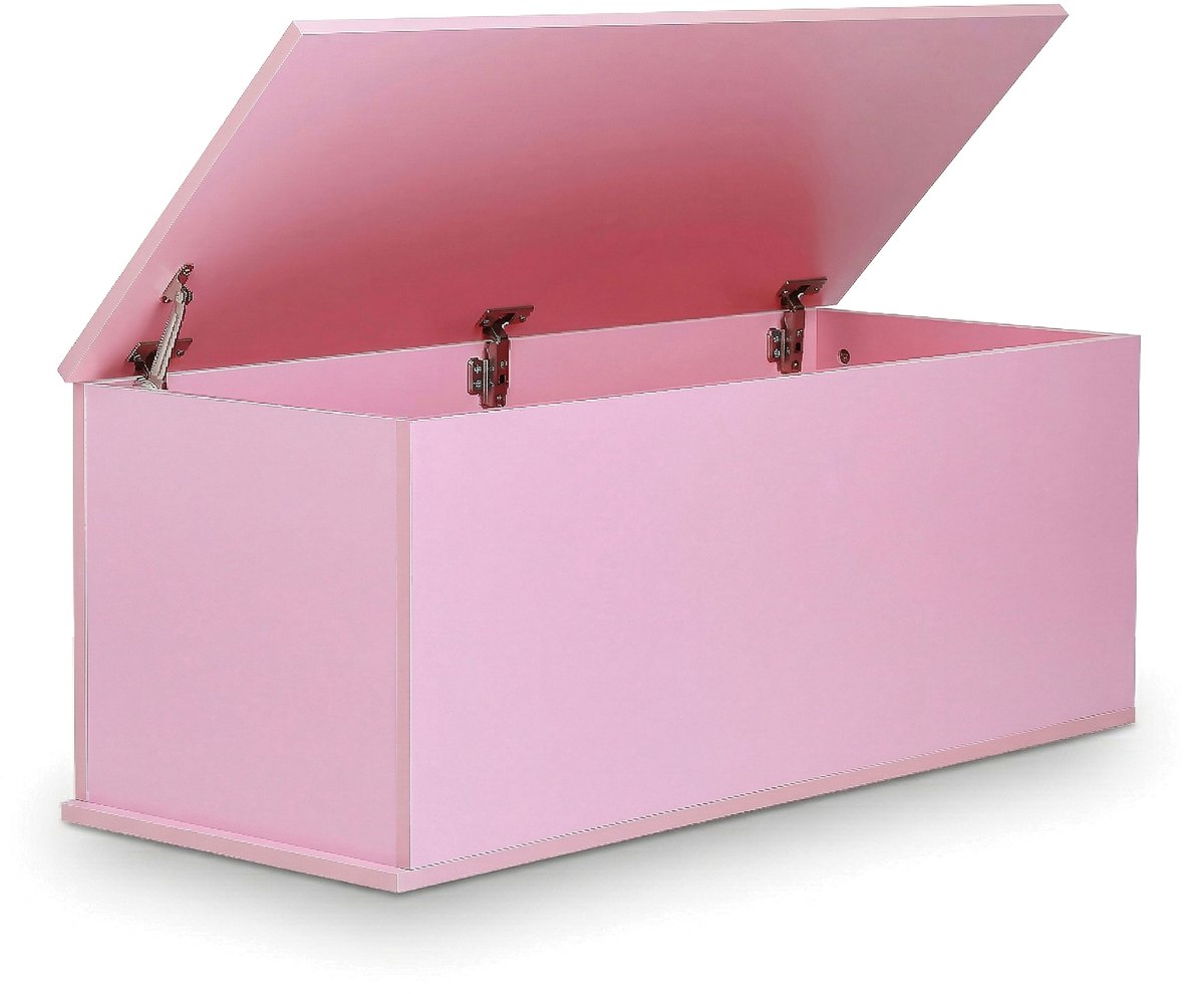 VDD Home - Opbergkist - speelgoedkist - dekenkist - Roze - Hout - 100 x 40 x 40 cm