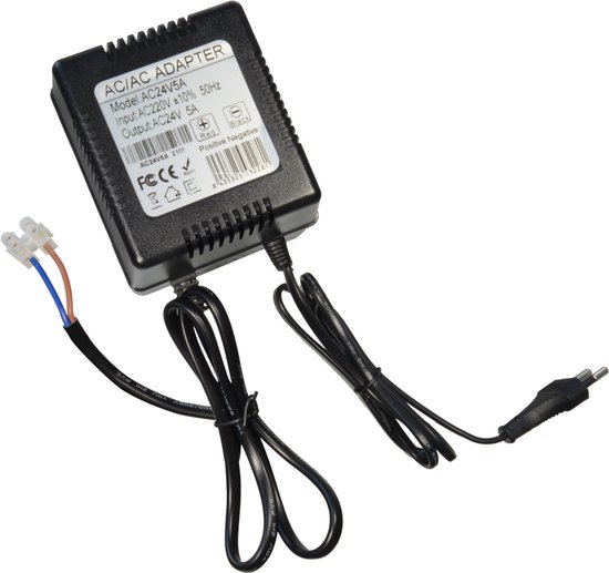WL4 PA-AC24V-5000 24VAC/5A universele 24V voeding adapter met kabel van Merkloos — afbeelding 2