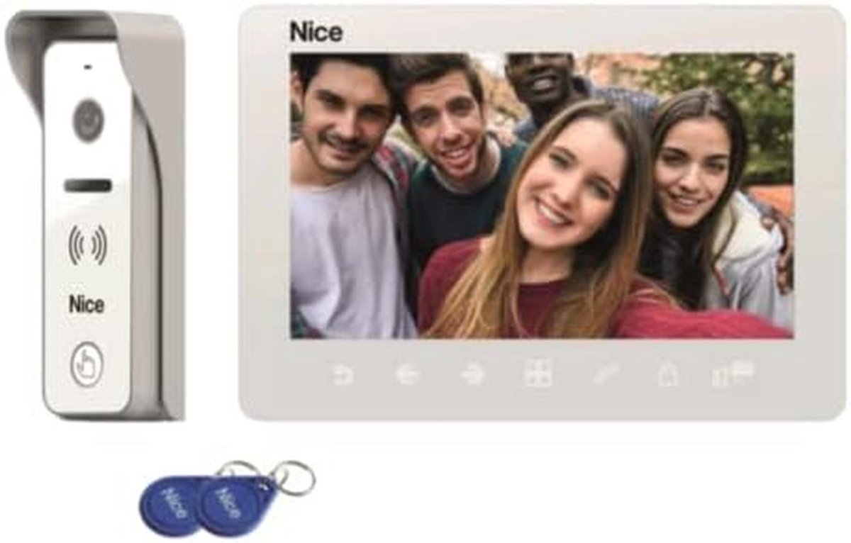 Video Deur Intercom Systeem - Deur Intercom - Veiligheid Thuis - HD Camera Nachtzicht - 22x15x3 cm - Zwart