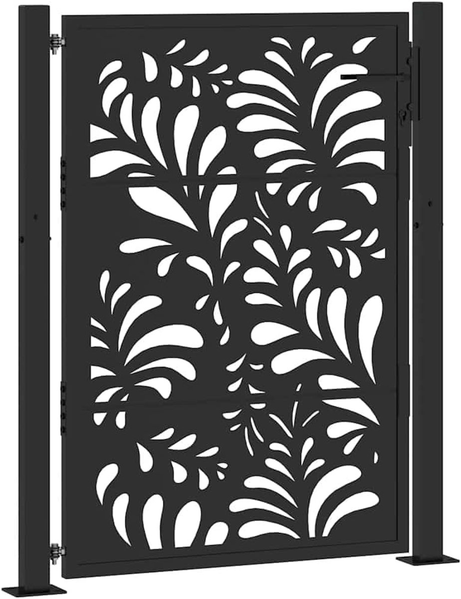Tuinpoort Golf Design - Hekpoort Metaal - Tuinafscheiding Toegang - Decoratief Stevig Staa