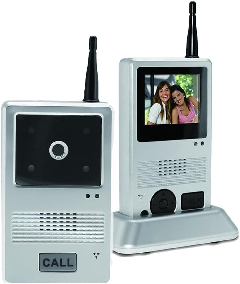 Draadloze Video Deurtelefoon - Mobiele Intercom Systeem - Veiligheid Thuis Kantoor - Eenvoudige Installatie - 16x7x2 CM