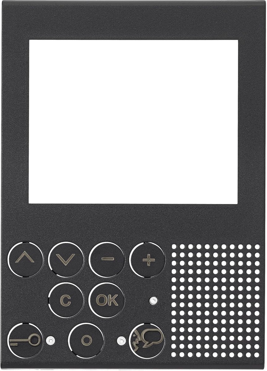 Video Display Afdekking - Afdekplaat - Intercom Installatie - Anthraciet Kleur - 8x8x8 cm