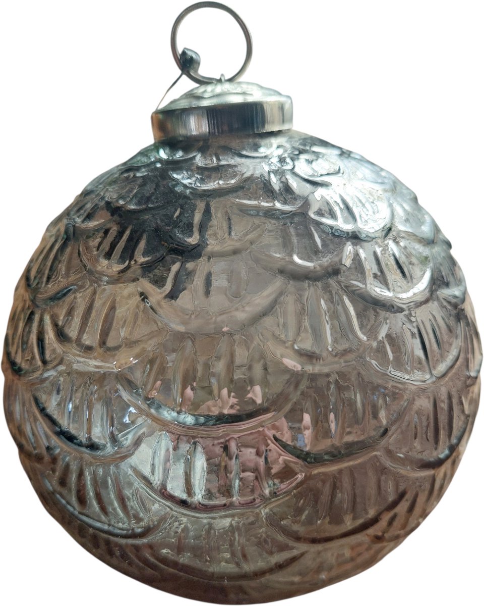PTMD | Kerstbal | Glas | 13 cm