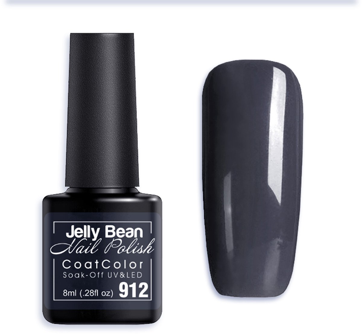 Jelly Bean Nail Polish Gel Nagellak New - Gellak - Midnight - UV Nagellak 8ml
