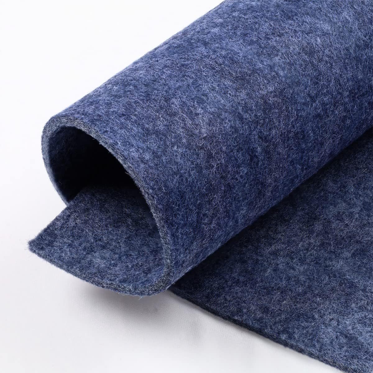 Viltplaten Dik - Hobby Vilt - Creatief Knutselen - 3 mm Dik Materiaal - 50 x 36 cm - Blauw Melange
