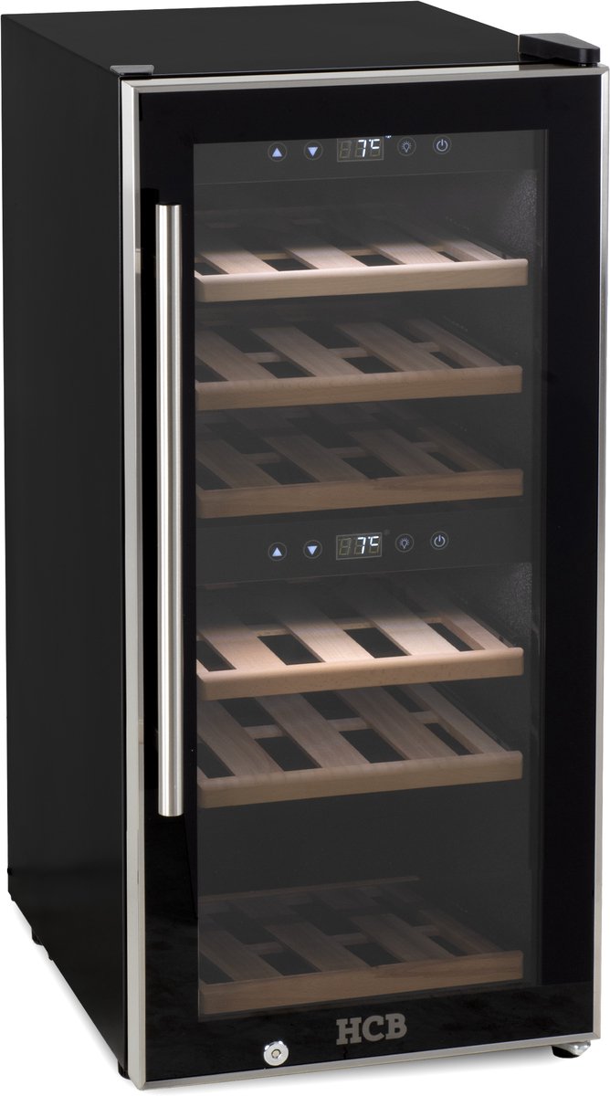 HCB - Professionele luxe Wijnkoelkast met 2 zones - 24 - afbeelding 3