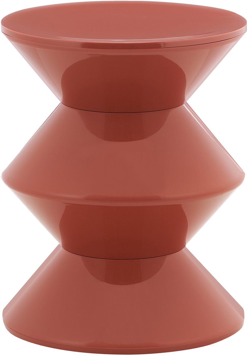 Kick bijzettafel Lotus - rood OUTDOOR
