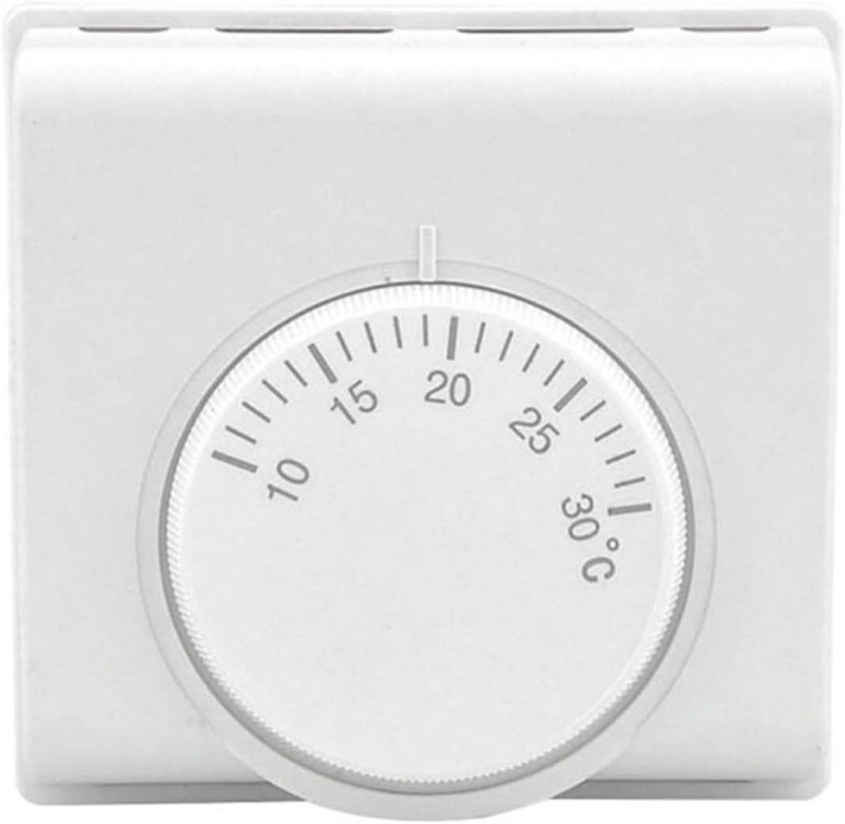 Thermostaat Controller - Temperatuurregelaar - Centrale Verwarming - Vlamvertragend Materiaal - 9 x 9 x 5 cm - Wit