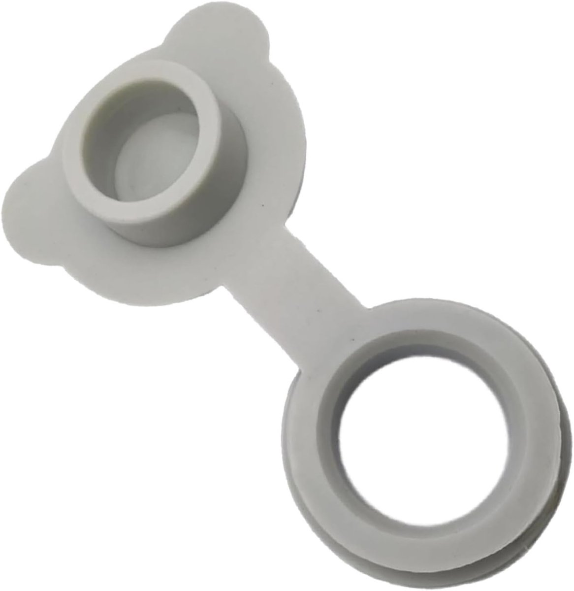 Badstopper - Afvoerplug - Lekvrij Afsluiten - Universele Pasvorm - 2.5 cm Diameter - Grijs