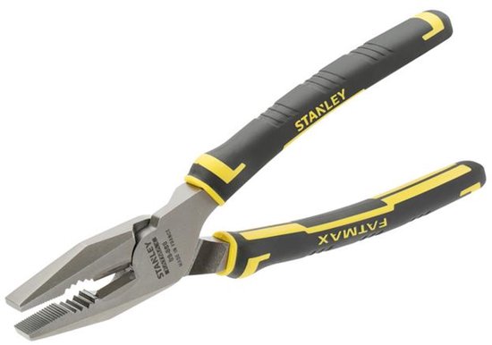 Stanley FatMax combinatietang met zwart-geel handvat.