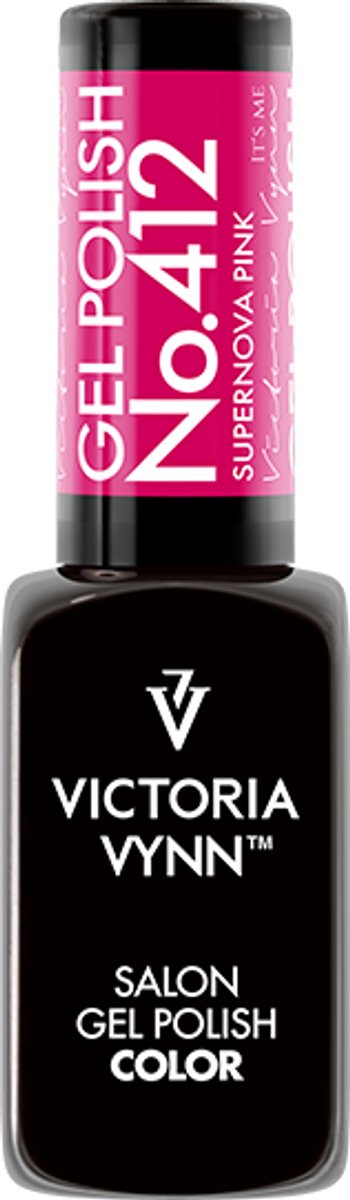 Victoria Vynn – Salon Gelpolish 412 Supernova Pink - glas effect - Luna Glass - roze gel polish - gellak - nagels - nagelverzorging - nagelstyliste - uv / led - nagelstylist - callance