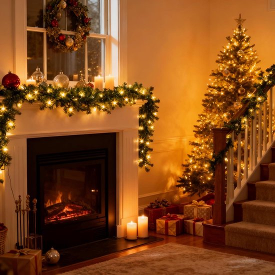 Jvjggag Kerstboom Topper - Ster Kerstdecoraties,Meisjes Ster Boom Topper Feest Decoratie,Voor Slaapkamer Woonkamer Kantoor School Tafel Plank Open Haard Feest Winter Terras