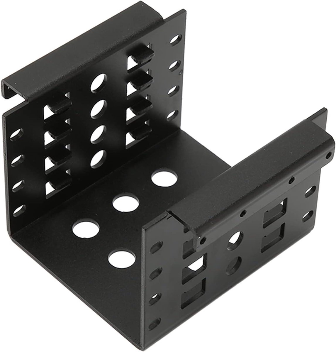 Harde Schijf Kooi - HDD Rack - Opslag Uitbreiden - Hol Ontwerp Warmteafvoer - 25 Inch - Zwart