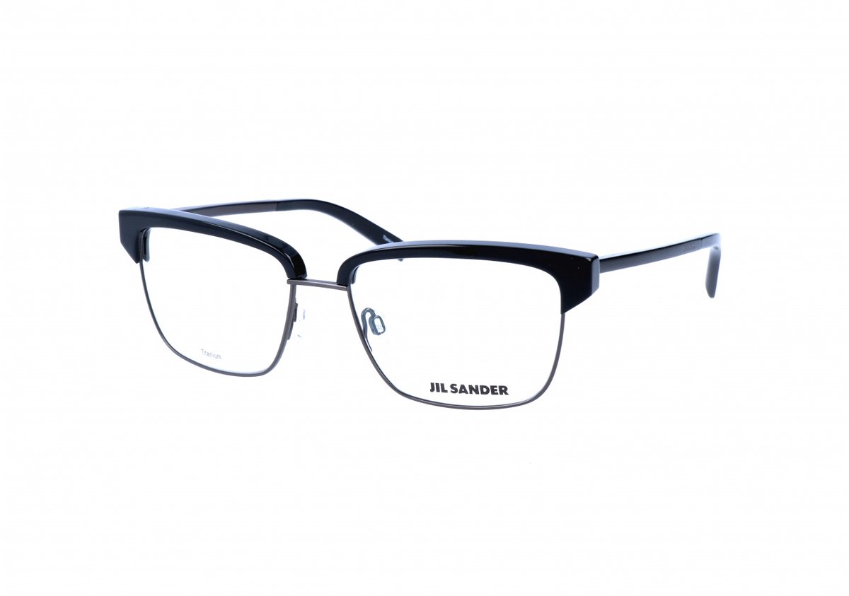 Jil Sander J2011 Dark gun/black 56/17/140 UNISEX Brilmonturen