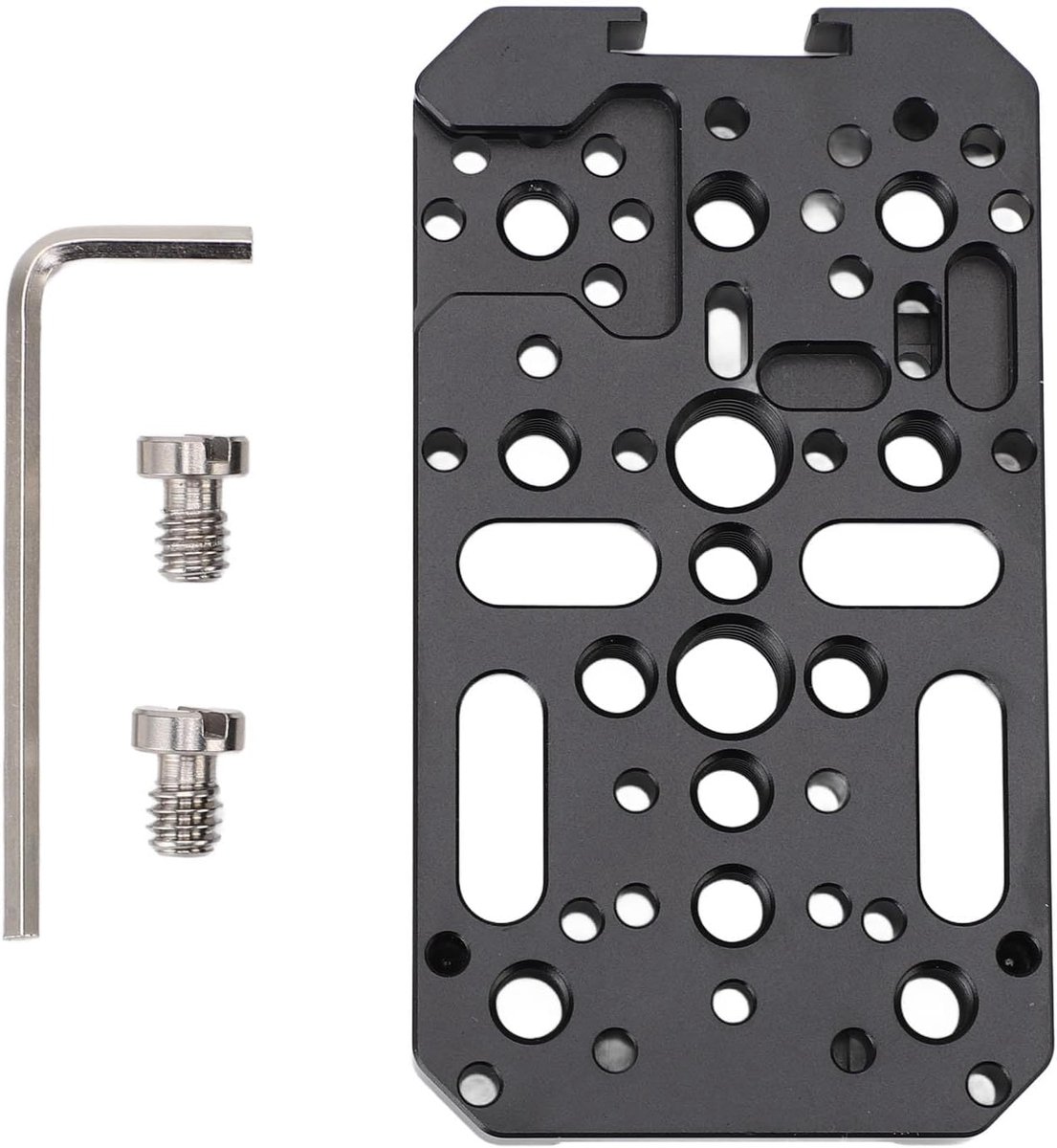 Camera Kaasplaat - Montageplaat - Video Opnames - Aluminium Legering - 1/4 3/8 Draad - Zwart