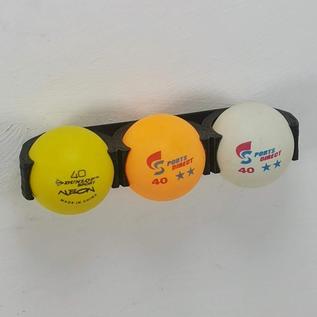 Pingpongbal Houder - Tafeltennis Ballen - Opslag Ballen - Schroefvast Montage - Zwart