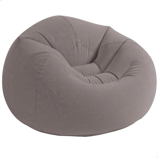Intex Beanless Bag Chair - Opblaasbare stoel - Grijs van Intex — afbeelding 2