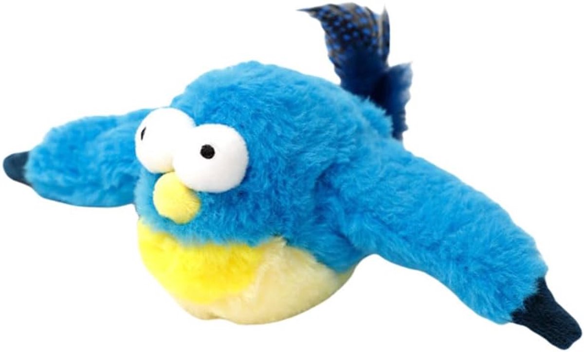 Interactief Kattenspeelgoed - Katten Vriend - Binnenkatten Vermaak - Aanraakgevoelig Geluid - 25.5 x 11 x 8 cm
