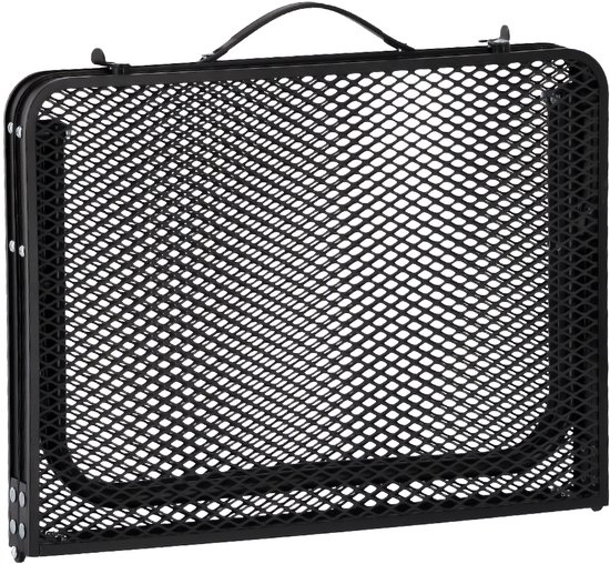 Opvouwbare kampeertafel, draagbare kampeertafel, zwart, compact 60x40x26,5cm van Merkloos — afbeelding 5