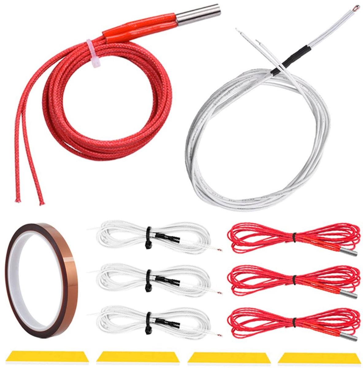 Verwarmingsset Printer - Keramische Draad Thermistor - 3D Printen - Hoge Temperatuur Bestendig - 24 V 40 W