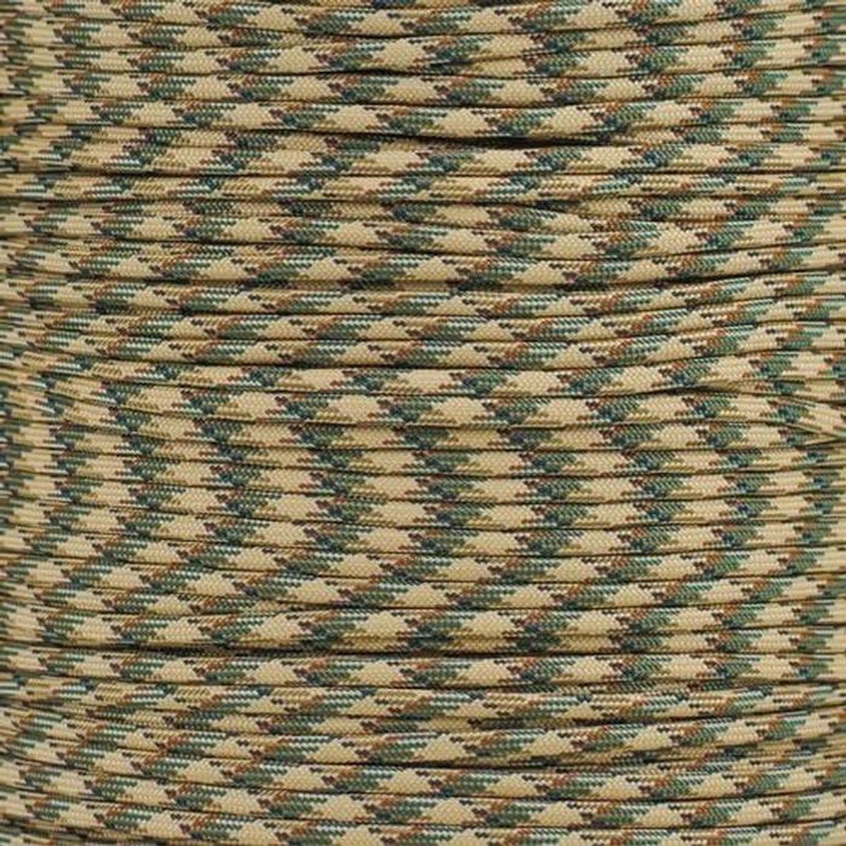 Paracord Touw - Parachute Touw - Outdoor Activiteiten - 7 Strengen Kern - 100 Meter - Camo Neon