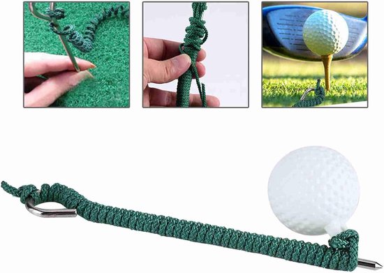 Oefen Bal - Touw Bal - Golf Training - Directe Balvlucht Zichtbaar - 16.5cm Lengte — afbeelding 3