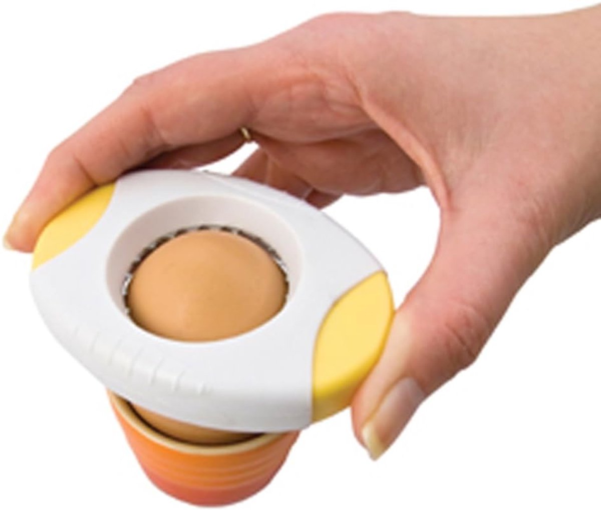 Eier Topper - Eier Snijder - Ontbijt Gereedschap - Eenvoudig in Gebruik - 8.5 x 6 x 2 cm