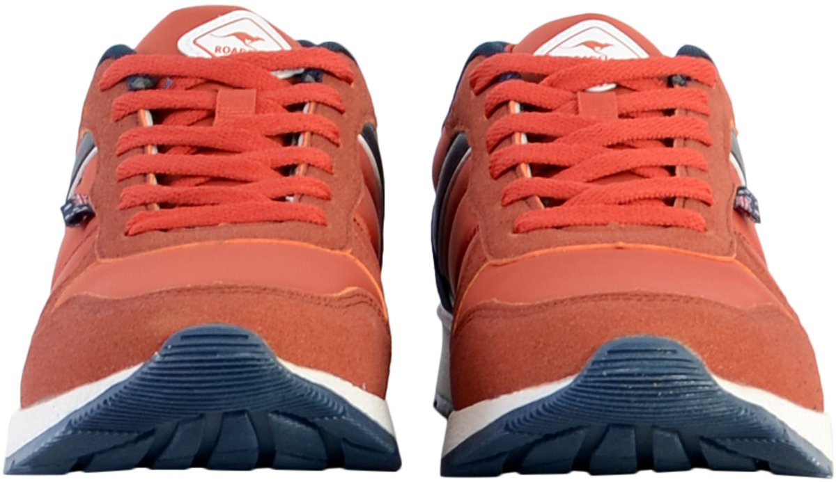 Blush-sneakers met veters