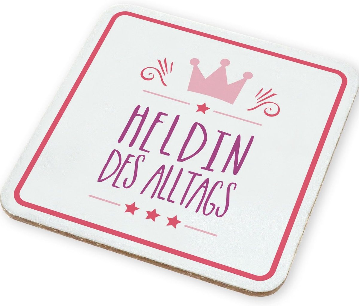 Onderzetters - Tafelbeschermers - Dranken Soms - Kurk Basis - Vierkant - Meerkleurig
