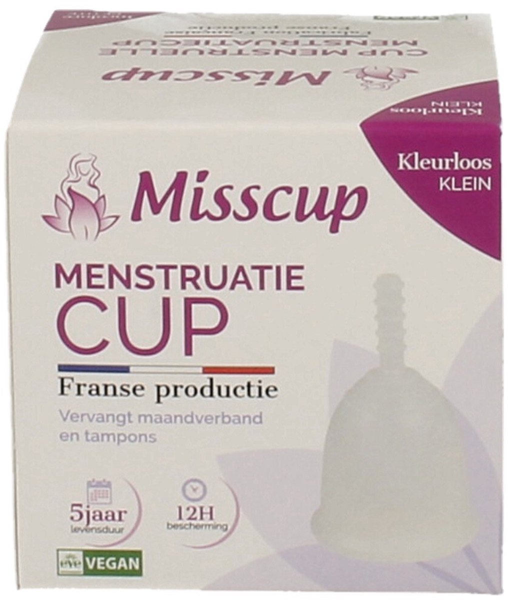 Eco Conseils Misscup Klein Kleurloos
