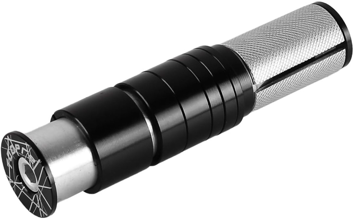 Allecto - Bicycle Stem Extender - Verstelbare Hoogte 3-55mm - CNC Aluminium - Binnen D 24.6-25.4mm - Fietsaccessoire - Verbeter je Fietservaring - ...