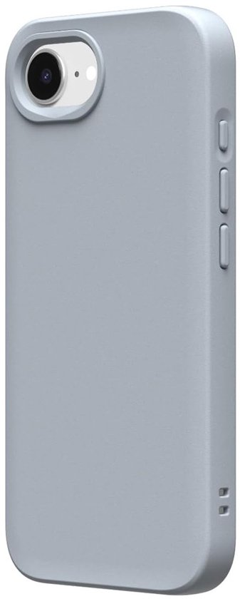 Rhinoshield, Coque Magsafe pour Geschikt voor Apple iPhone 16e / 17e Modèle SolidSuit avec bords surélevés, Grijs