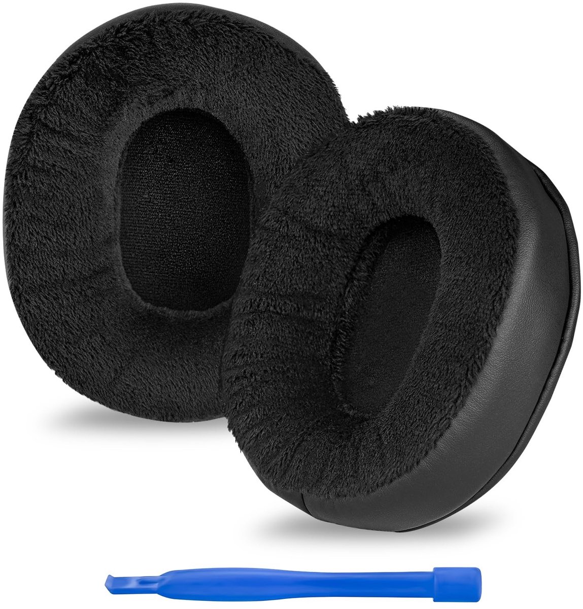 Allecto - Vervangende oorkussens - Geschikt voor Audio-Technica - Extra dik - Zwart - Hoogwaardig comfort - Perfect voor lange luistersessies - Ide...