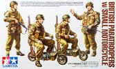 British Paratroopers - With Small Motorcycle - Scale 1/35 - Tamiya - TAM35337