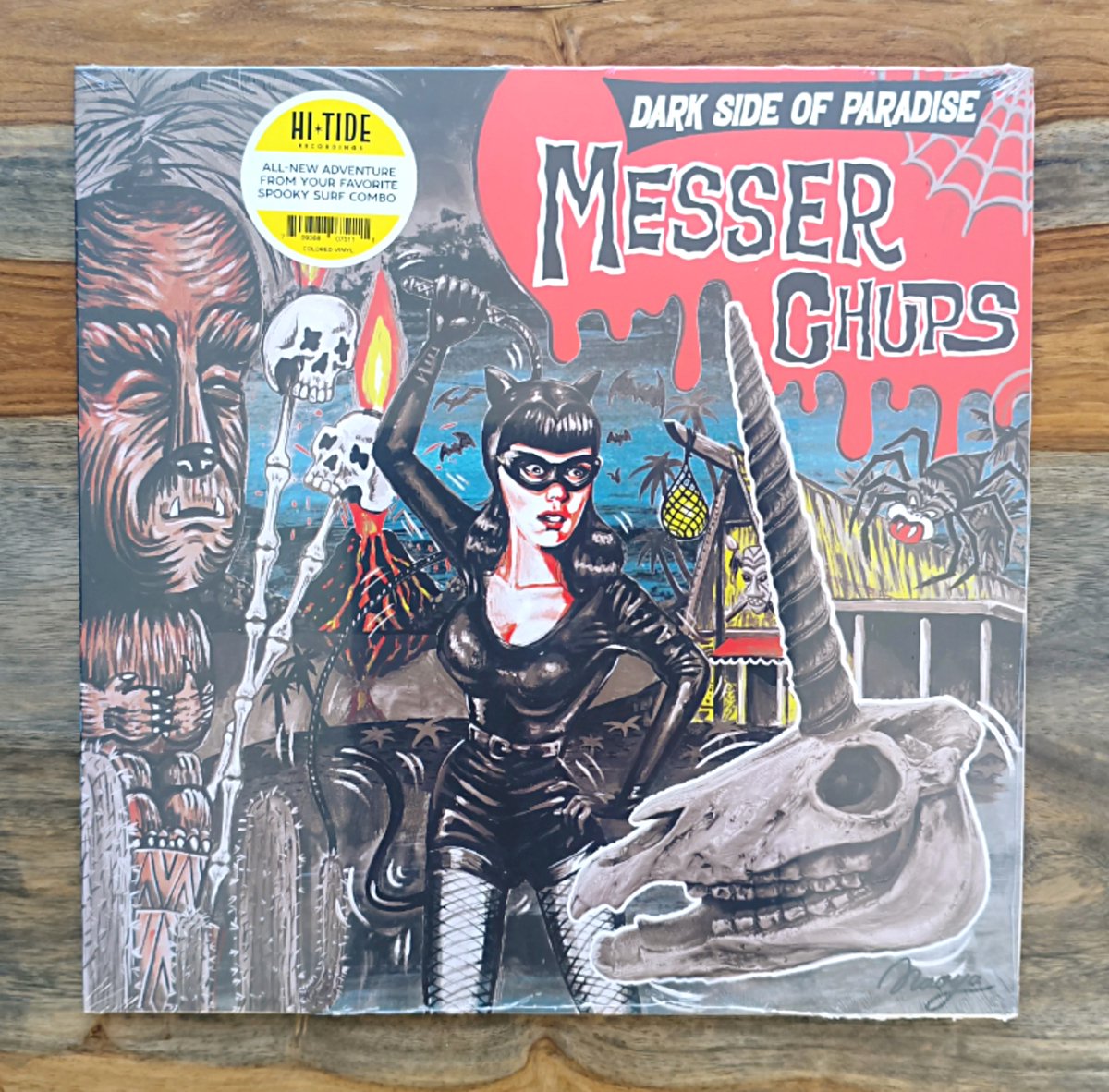 Messer Chups - Dark Side of Paradise (LP, Ltd., Yellow/Black splatter colored)