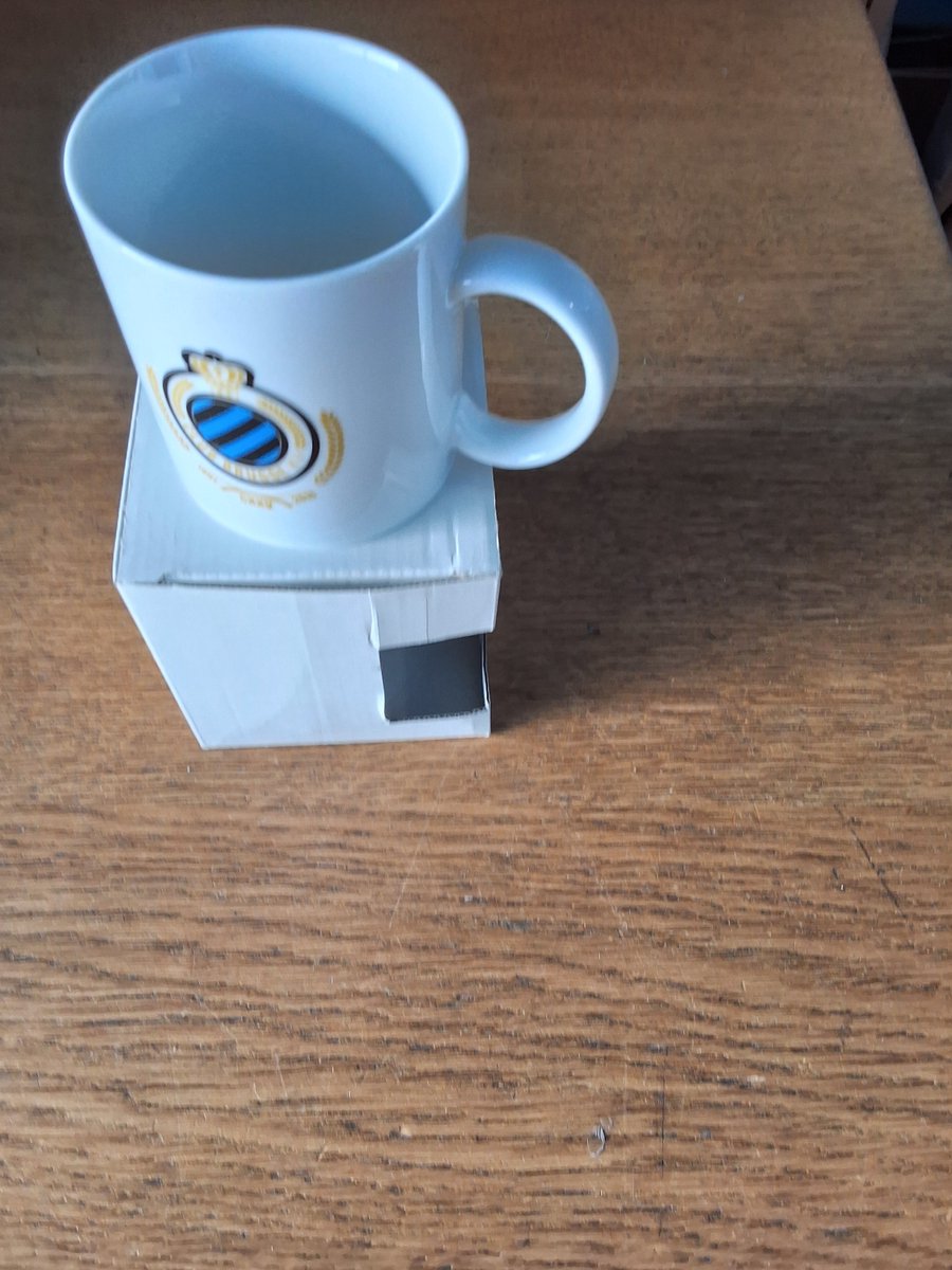 Club Brugge moka tas wit 9.5x7.50cm 1891 cxxv 2016 met 1 ster