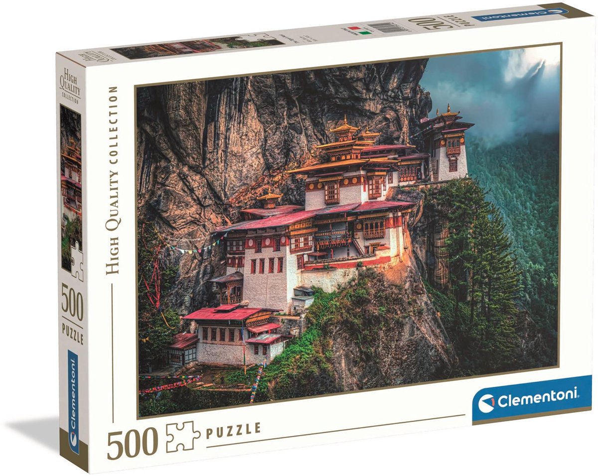 Clementoni Legpuzzel The Tiger's Nest - Puzzel 500 Stukjes - High Quality Collection - Puzzels en Legpuzzels voor Volwassenen