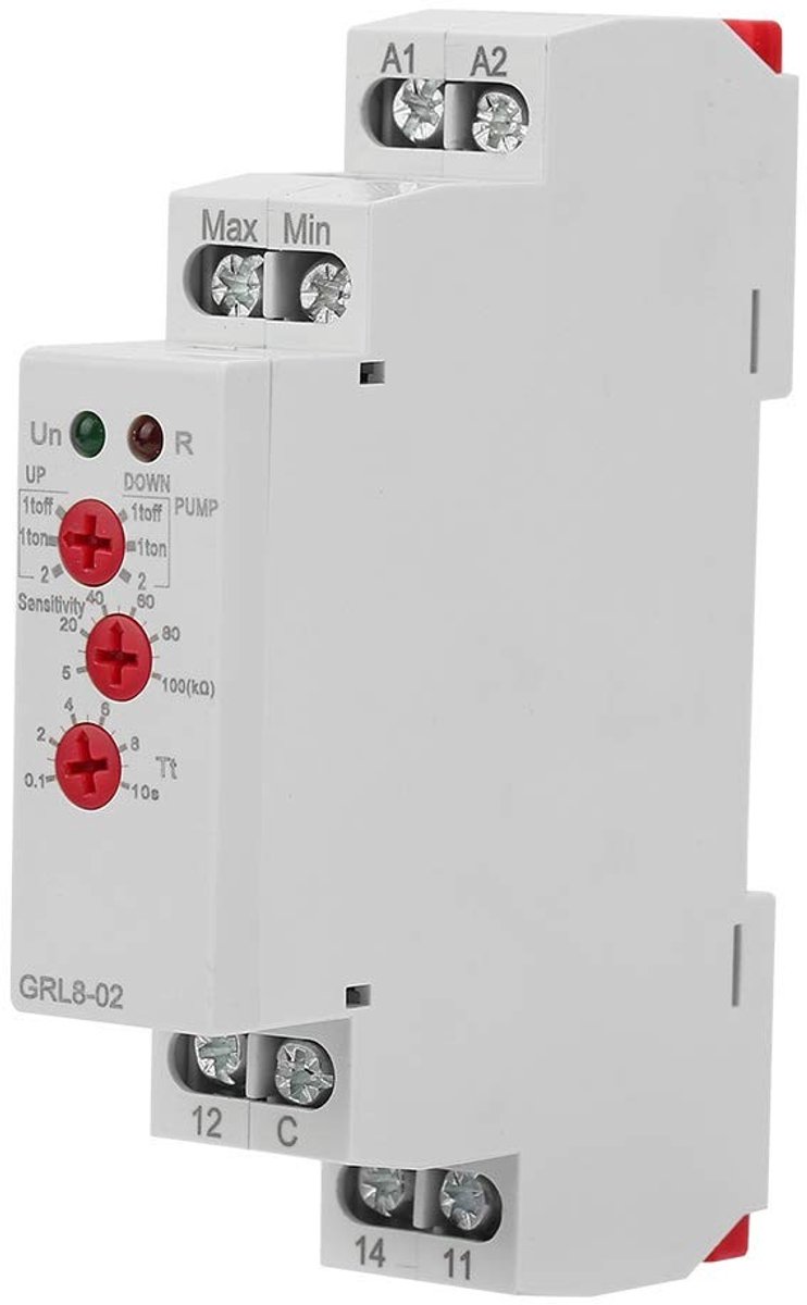 Allecto - Vloeistofniveaucontrolerelais - Waterniveauregelaar - Automatische werking - 10A AC/DC 24V-240V - Betrouwbaar en veelzijdig - Geschikt vo...