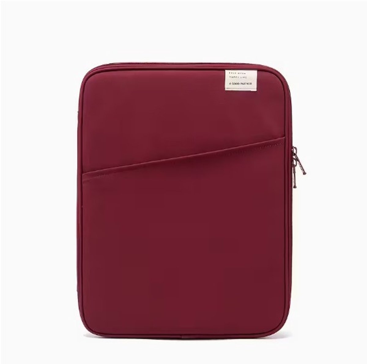 Ipad Sleeve 13–14 inch – Rode Tablettas 32–35 cm – Dunne Beschermhoes met Rits