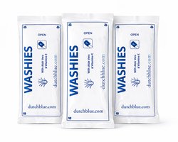Dutchblue® WASHIES 3 x 8 – Vochtige Washandjes – 24 stuks – Reinigen zonder water – Aloë Vera & Vitamine E