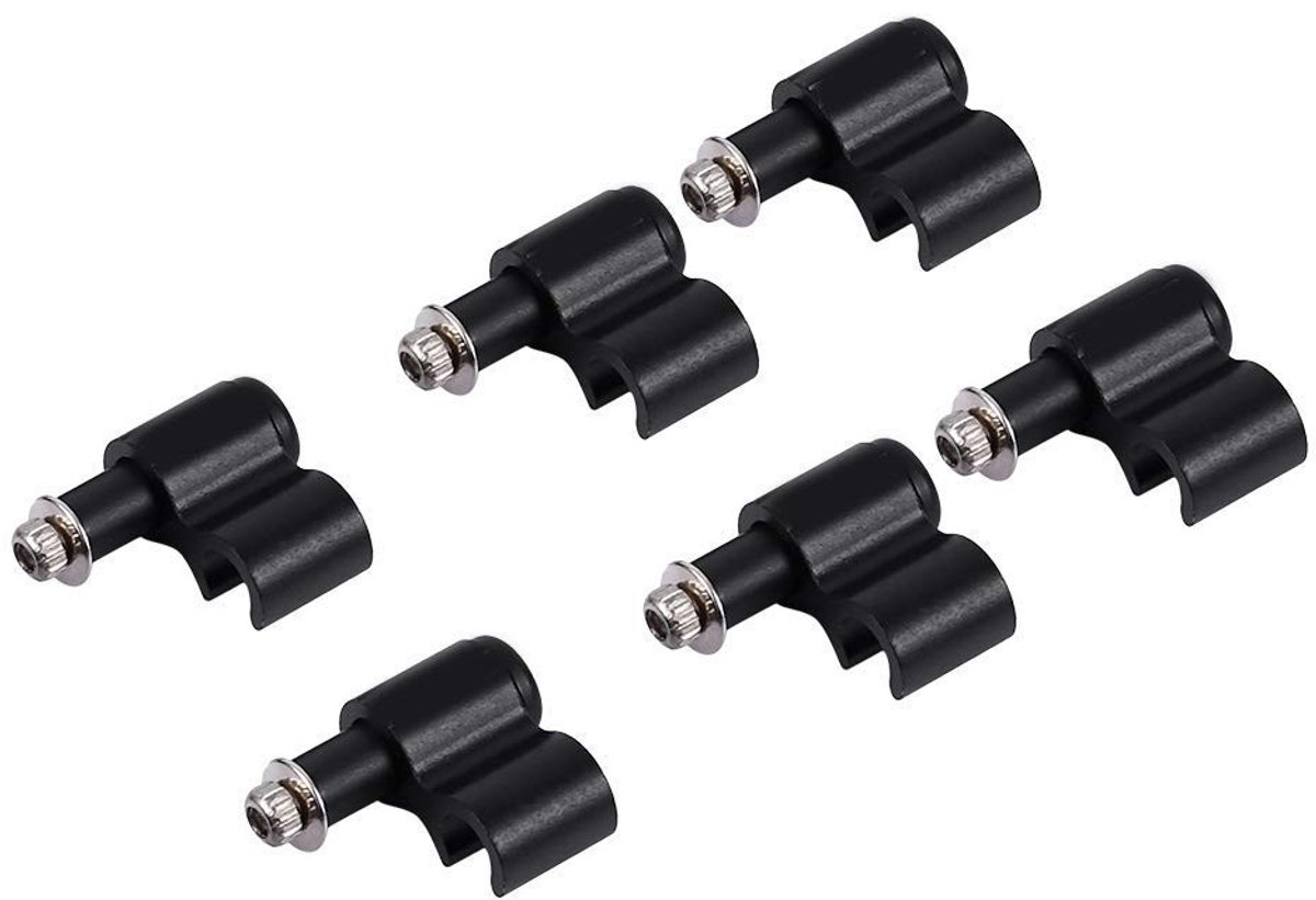 Shopcentral - Brake Cable Adapters - Aluminium - 6 Stuks - 5mm/5.5mm - Voorfietsremmen - Hoogwaardige kwaliteit - Geschikt voor diverse fietsen