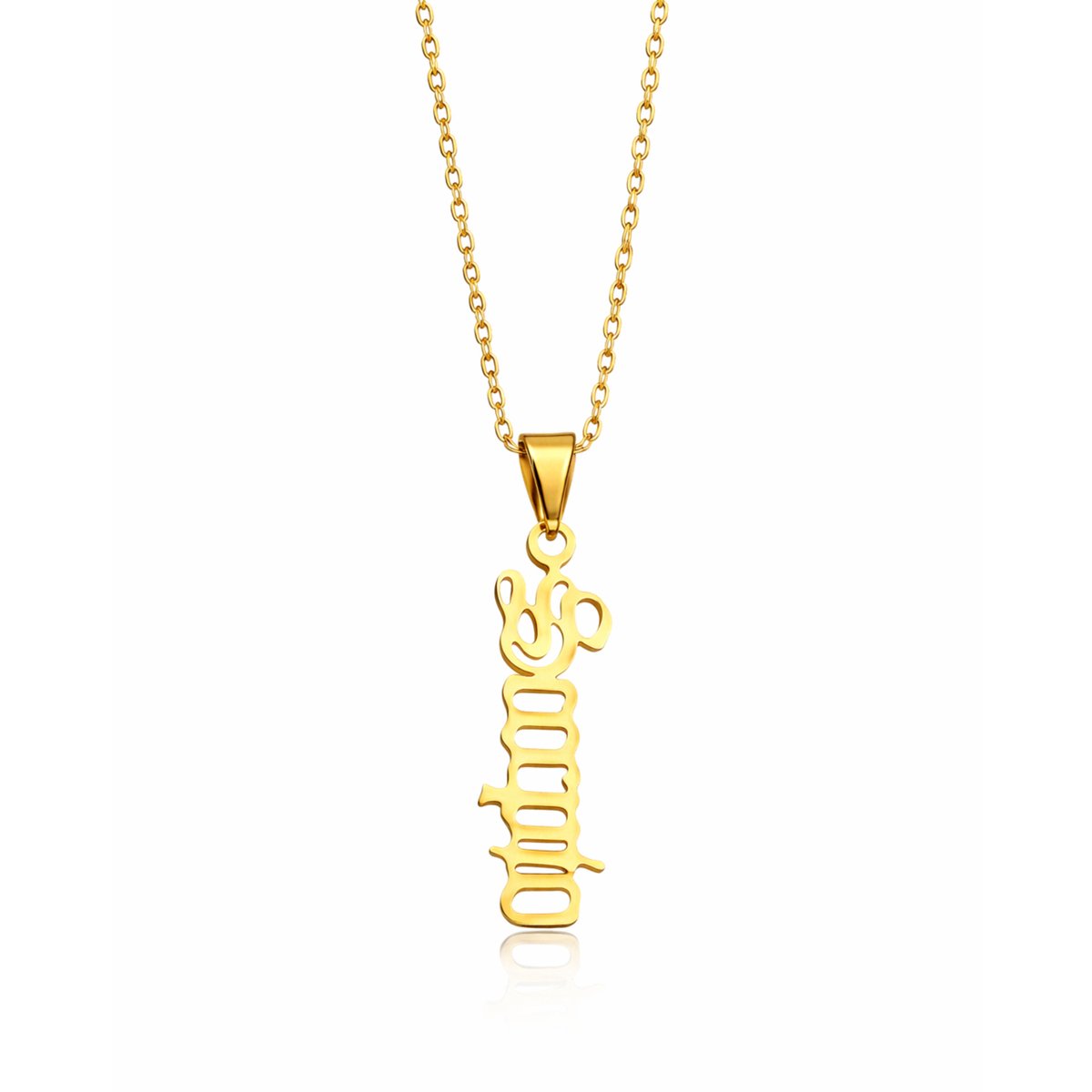 MoodLux Sterrenbeeld Ketting - Schorpioen - Scorpio - Goud - RVS - 50cm Halsketting met Zodiac Hanger - Mannen & Vrouwen – 12 Sterrenbeelden – Perfect Cadeau