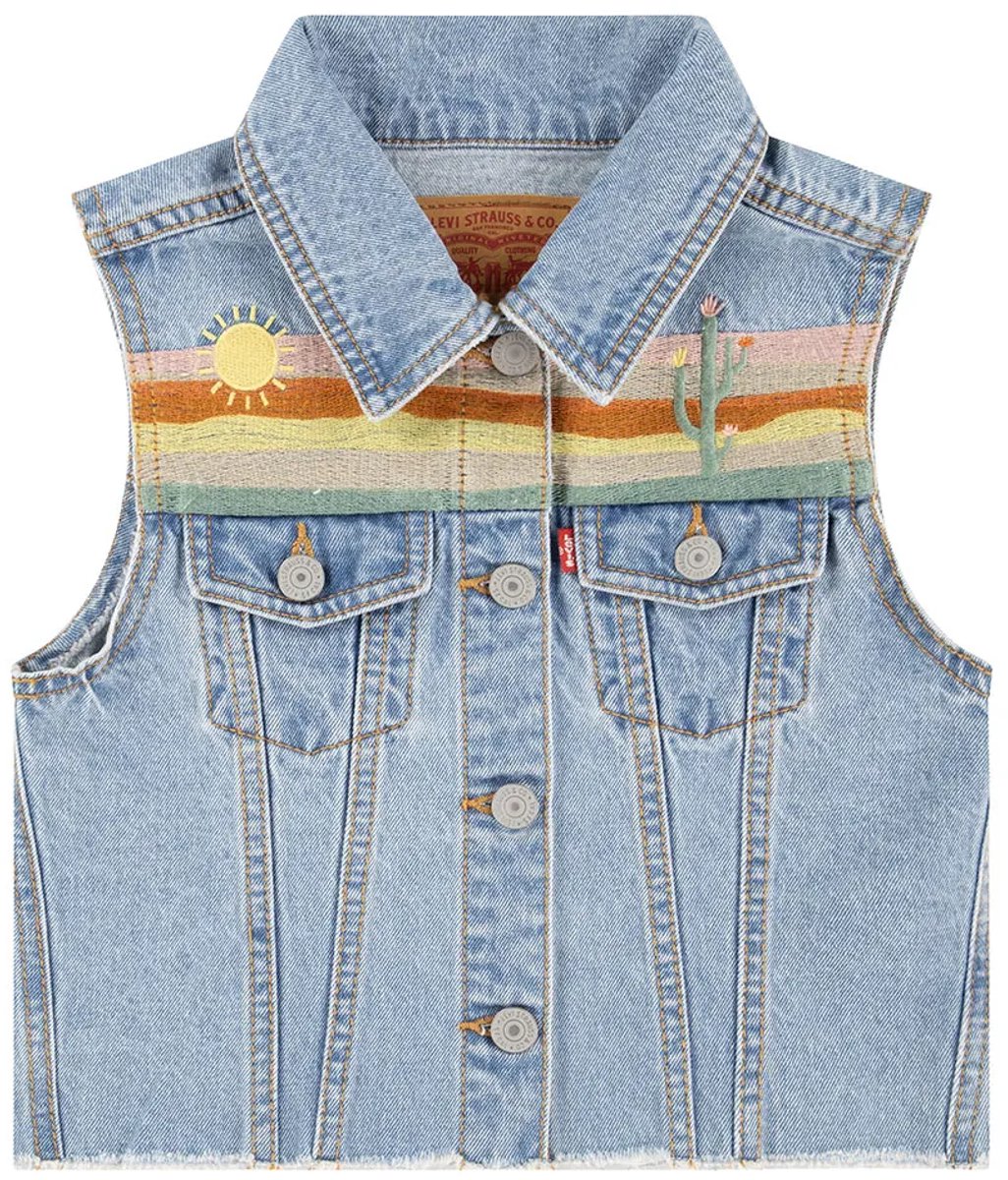 Levi´s ® Kids 4em411 Vest 10 Years Meisje Desert Sky