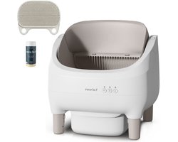 Revo-loo Open - Automatische Kattenbak Zelfreinigend - Elektrische & Zelfreinigende Robot - incl. Uitloopmat & Afvalzakken