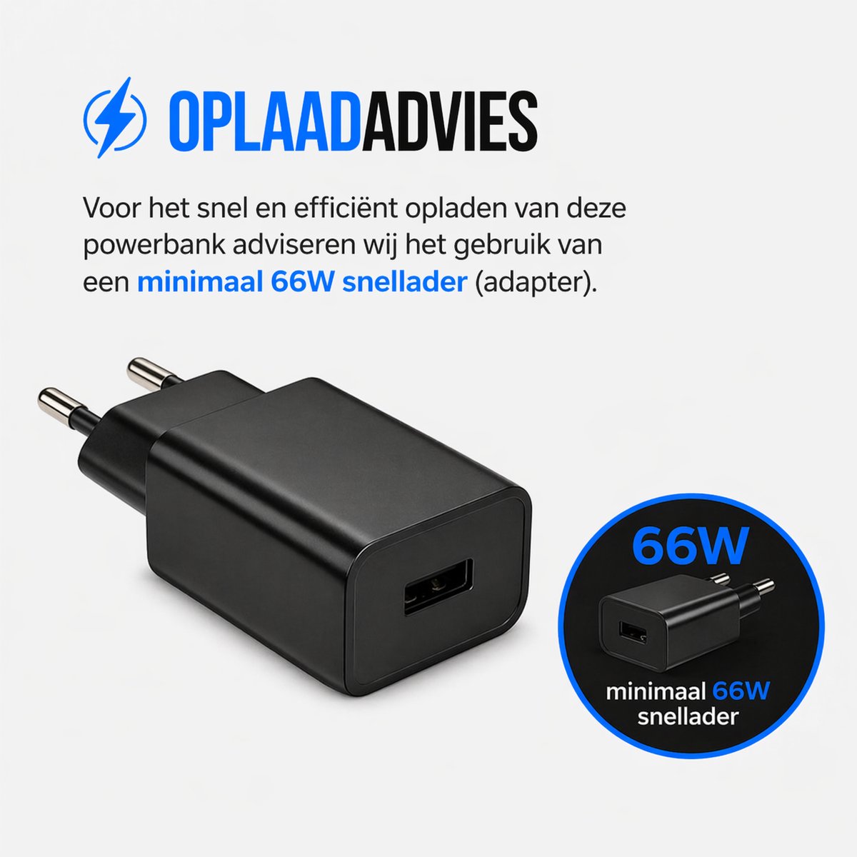 Powerbank 30.000 mAh – Snellader 22.5W – USB-C – Noodpakket – LED Display – Geschikt voor Telefoon, Tablet – NL Handleiding — afbeelding 7