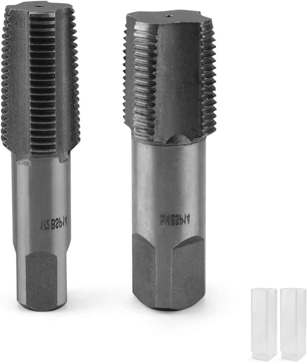 2-delige Boor- en Draadknipper Set, 1/2" en 3/4" Draadknippers met Opbergdoos voor Reparatie van Pijpen