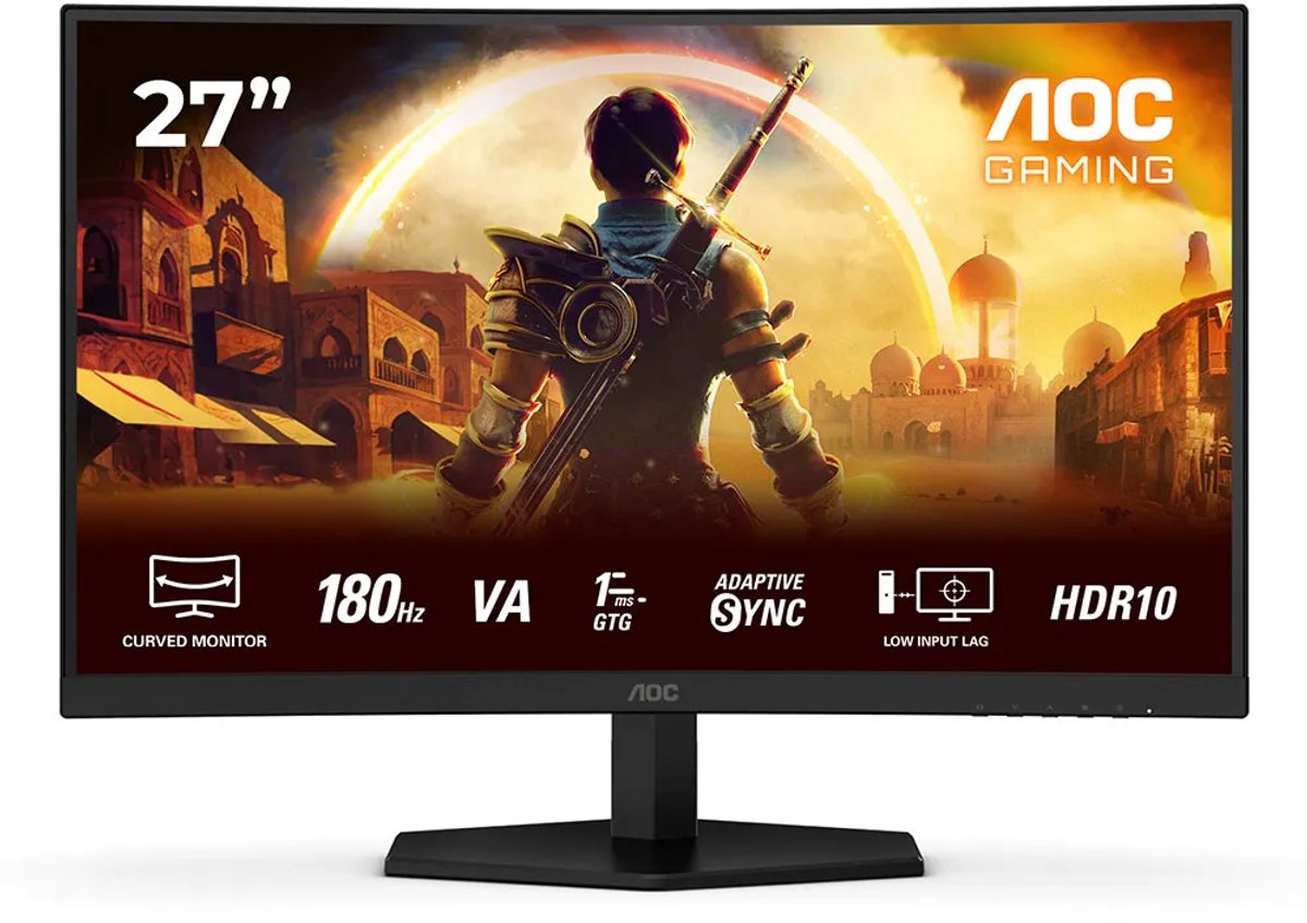 AOC G4 C27G42E - Full HD Curved Gaming Monitor - 180hz - Product - €109,00