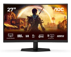 AOC G4 C27G42E - Full HD Curved Gaming Monitor - 180hz - 0.5ms - 27 inch