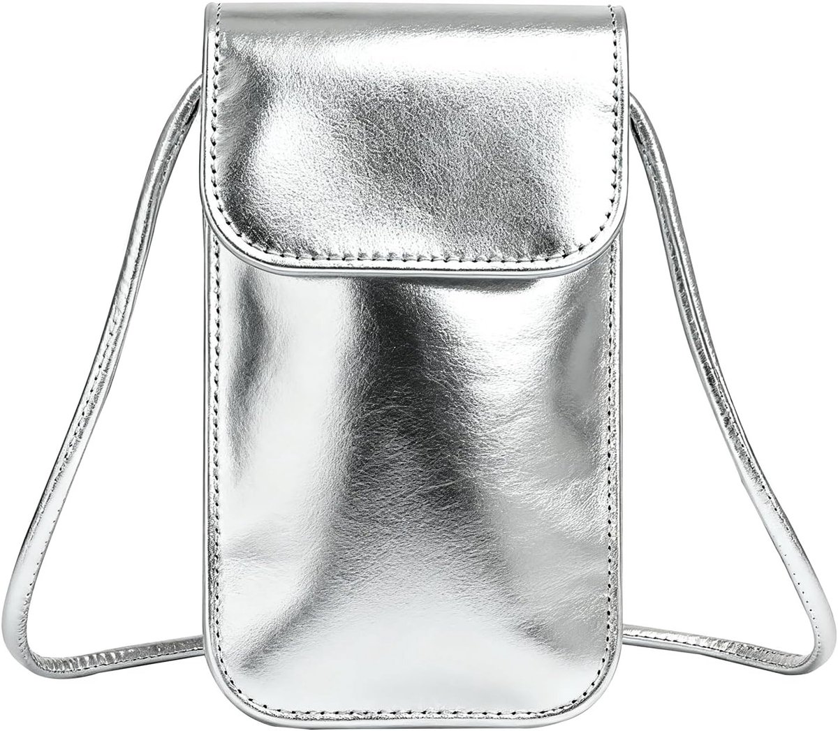 Dames Schoudertas van Zacht PU Leer voor Mobiele Telefoon tot 7 Inch - Ideale Crossbody Tas voor Dagelijks Gebruik